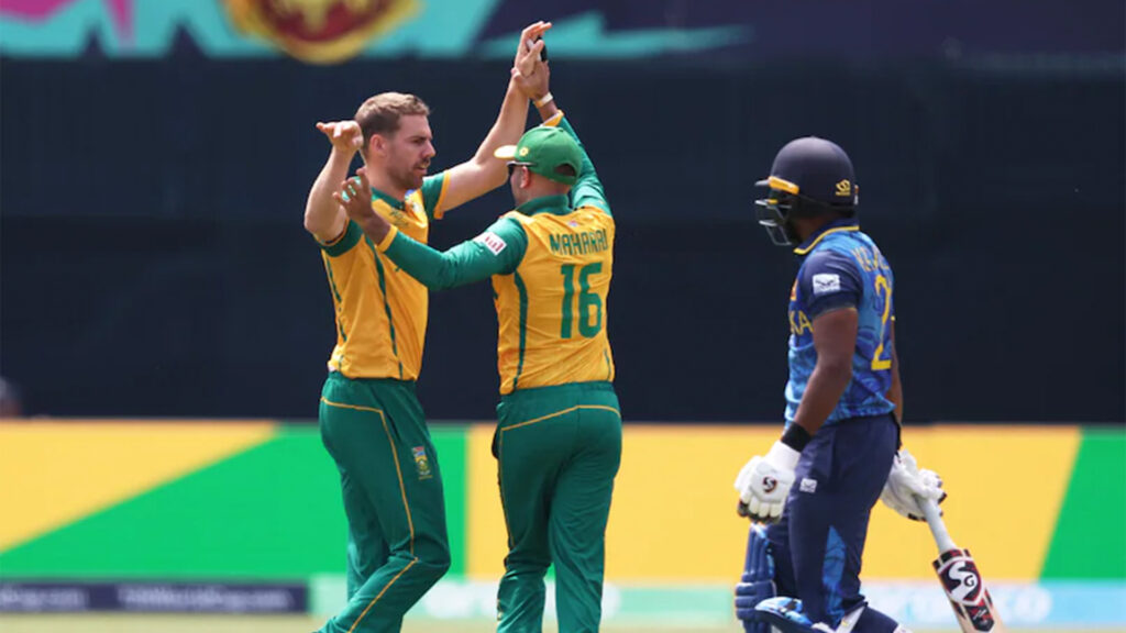 Sri Lanka vs. South Africa T20 World Cup Showdown: Anrich Nortje's Brilliance Leads to Victory 2024