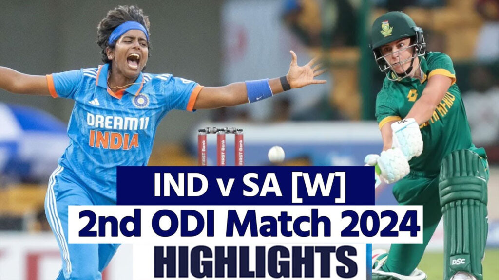 IND-W vs SA-W Second ODI Highlights: A Thrilling Encounter