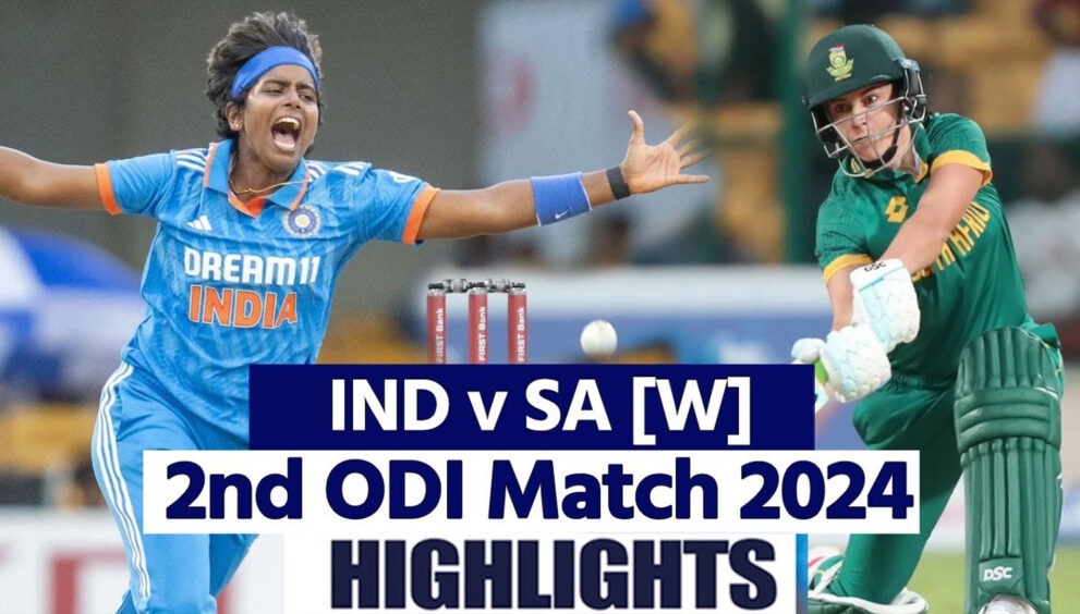 IND-W vs SA-W Second ODI Highlights: A Thrilling Encounter